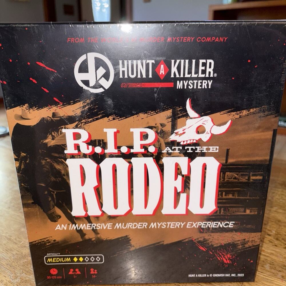 Hunt a Killer R.I.P. at the Rodeo Murder Mystery Game Adult Game Night NEW